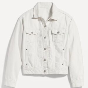 Women's White Old Navy Denim Jacket